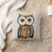 Hout - houte - Owl Kussen (Deken)