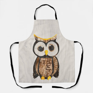 Hout - houte - Owl Schort