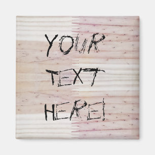 Hout Houten Textuur Uw Tekst Hier Magneet