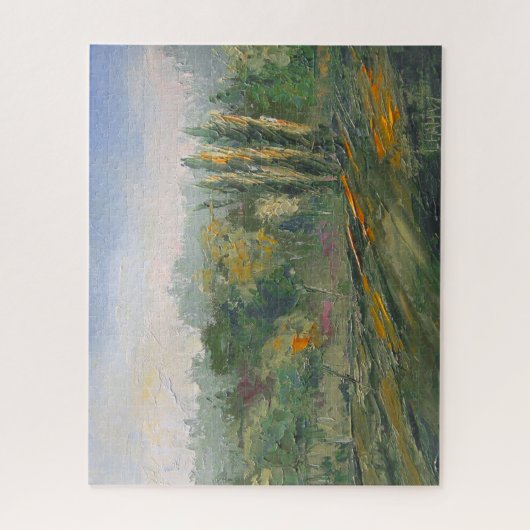 Hout Impressionistisch schilderen uitdagend Legpuzzel (Verticaal)