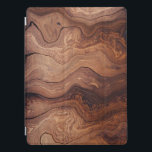 Hout in beweging Patroon Rustic Classy Masculine iPad Pro Cover<br><div class="desc">Dit ontwerp biedt een stijlvol,  glad stuk natuur houten kunst.</div>
