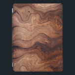 Hout in beweging Patroon Rustic Classy Masculine iPad Pro Cover<br><div class="desc">Dit ontwerp biedt een stijlvol,  glad stuk natuur houten kunst.</div>