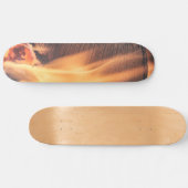 Hout in brand persoonlijk skateboard (Horizontaal)