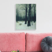 Hout in de winter, 1885 canvas afdruk (Insitu (Woonkamer))