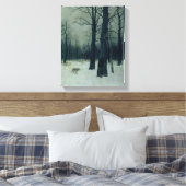 Hout in de winter, 1885 canvas afdruk (Insitu (Slaapkamer))