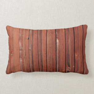 Hout in typisch Zweeds rood Kussen