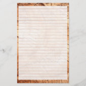 Hout, incl. gebituurpapier briefpapier (Voorkant)