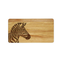 Hout Inlay Zebra