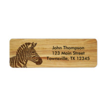 Hout Inlay Zebra