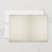 Hout, Jute & Touw Hart Trouwontvangstkaart Kaart (Achterkant)