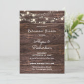 Hout, kant en taarlicht, repetitief diner kaart (Staand voorkant)