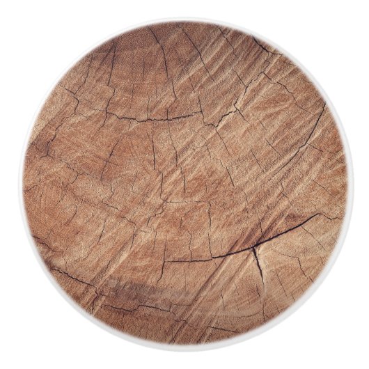 hout keramische knop (Voorkant)