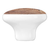 hout keramische knop (Zijkant)