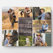 Hout Kijk Je Bent de Ware Foto Collage Fotoplaat (Voorkant)