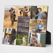 Hout Kijk Je Bent de Ware Foto Collage Fotoplaat (Zijkant)