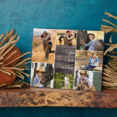 Hout Kijk Je Bent de Ware Foto Collage Fotoplaat (Zijkant)