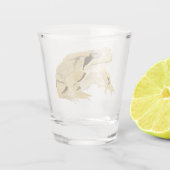 Hout Kikkerglas Shot Glas (Achterkant)