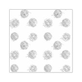 Hout Kunstvruchten oranje moerasvruchten Rubberstempel (Afrduk)