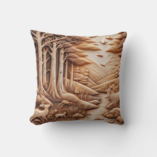 Hout Kussen (Voorkant)