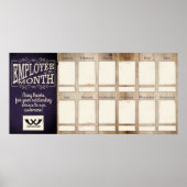 Hout leder medewerker van het maandblad poster (Voorkant)