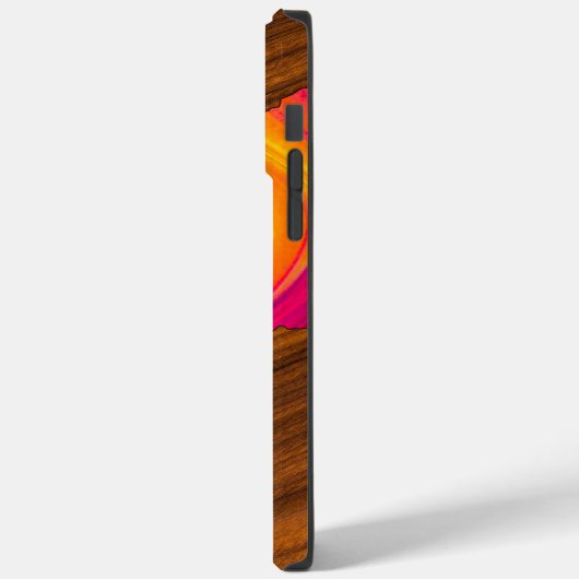 Hout Levendige Kleur Rivier Case-Mate iPhone Case (Achterkant / Links)