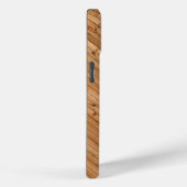 Hout: lichte houten latten Case-Mate iPhone case (Achterkant / Rechts)