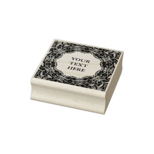hout Lijst 1 + uw ideeën Rubberstempel