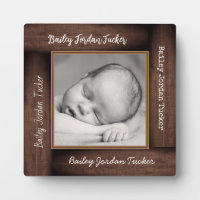 Hout Lijst Aangepaste naam Vierkant Afbeelding Lij