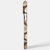 Hout Log Cabin Kerstmis Case-Mate iPhone Case (Achterkant / Links)