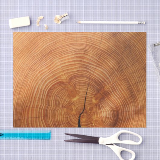 HOUT LOG CUT TISSUEPAPIER (Craft)