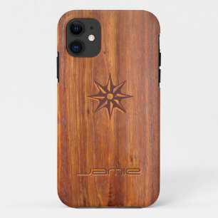 Hout-look Gepersonaliseerd iPhone5-afdekkingen Case-Mate iPhone Case