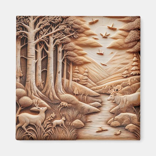 Hout Magneet (Voorkant)