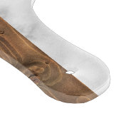 Hout marmer gekruid met liefde citaat familienaam snijplank (Hoek)