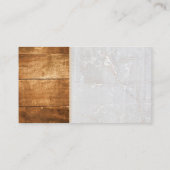 Hout Marmer | Logo Huis Reparatie Visitekaartje (Achterkant)