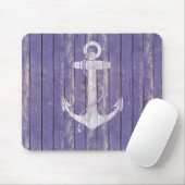 Hout met anker muismat (Met muis)