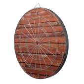 Hout met antiek patina dartbord (Voorkant Rechts)