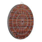 Hout met antiek patina dartbord (Voorkant Links)