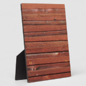 Hout met antiek patina fotoplaat (Zijkant)
