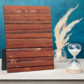 Hout met antiek patina fotoplaat (Zijkant)