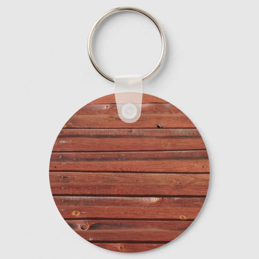 Hout met antiek patina sleutelhanger (Voorkant)