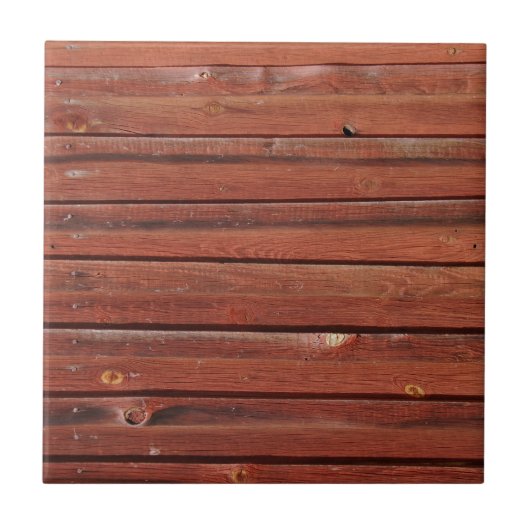 Hout met antiek patina tegeltje (Voorkant)