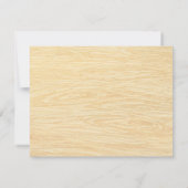 Hout met bruine Tortelduifjes RSVP (Achterkant)