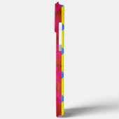 Hout met kleurcode Chevron Stripes  Case-Mate iPhone Case (Achterkant / Links)