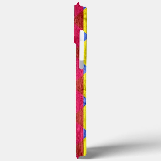 Hout met kleurcode Chevron Stripes  Case-Mate iPhone Case (Achterkant / Links)