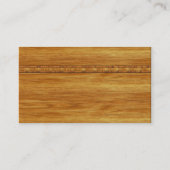 Hout Monogram D Visitekaartje (Achterkant)