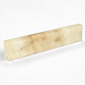 hout naambordje