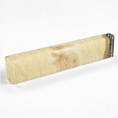 hout naambordje