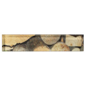 hout naambordje (Voorkant)