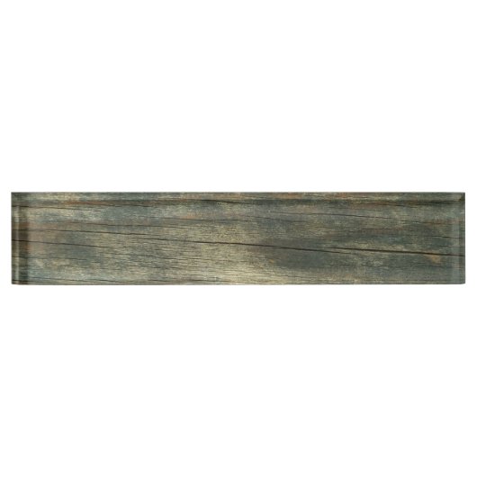 hout naambordje (Voorkant)