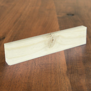 hout naambordje